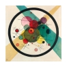 Moderne abstrakte Leinwanddruck "Circles in a Circle" von Wassily Kandinsky Angebot