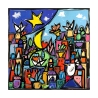 Moderne Leinwanddruck Landschaft bunt Educatissimo Caos Wallas Angebot