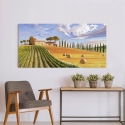 Leinwandbild zeitgenössische Landschaft Toskana-Hügel Adriano Galasso Verkauf