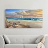 Leinwanddruck auf Canvas Sonnenuntergang am Strand Adriano Galasso Angebot