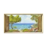 Leinwanddruck für Schlafzimmer - Blick aufs Meer von Andrea Del Missier Angebot
