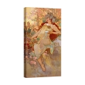 Leinwanddruck Bild Frau Art Nouveau Herbst Alphonse Mucha Aktion