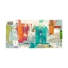 Moderner abstrakter Kunstdruck auf Leinwand Paused Events Anne Munson Angebot