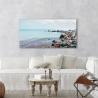 Leinwanddruck Meereslandschaft Kieselsteine am Strand Pangea Images Sales