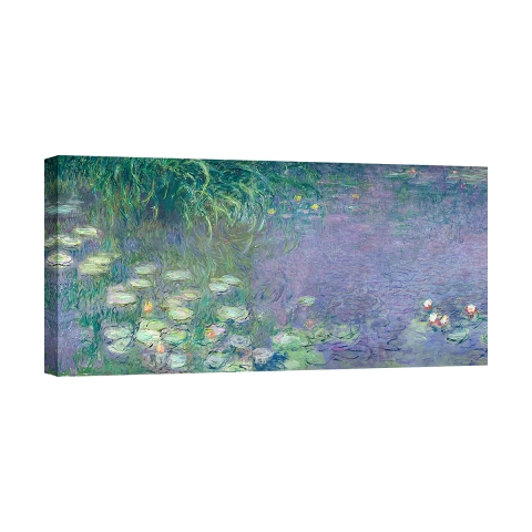Impressionistisches Gemälde auf Leinwanddruck Morning (Detail I) Claude Monet Aktion