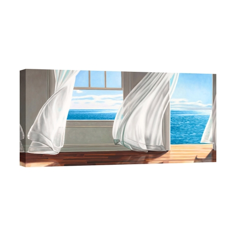 Leinwanddruck mit Fenster zum Meer Ocean Escape Pierre Benson Aktion