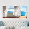 Leinwanddruck mit Fenster zum Meer Ocean Escape Pierre Benson Sales