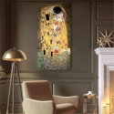Modernes Leinwandbild für das Wohnzimmer Il Bacio Gustav Klimt Verkauf