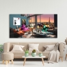 Moderne Pop-Art-Leinwanddruck Surrealofts Paris Gerard Madau Verkauf