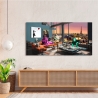 Moderne Pop-Art-Leinwanddruck Surrealofts Paris Gerard Madau Sales