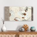 Moderne Leinwandbild mit Blumenmotiv Parure (Neutral) Kelly Parr Verkauf
