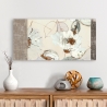 Moderne Leinwandbild mit Blumenmotiv Parure (Neutral) Kelly Parr Verkauf