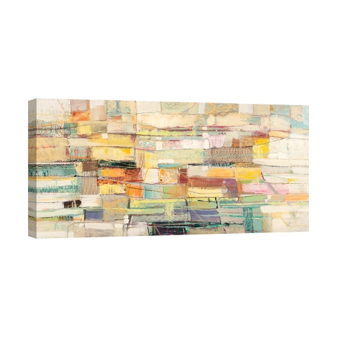 Abstraktes geometrisches Wandbild auf Leinwand Caleidoscopio Lucas Aktion