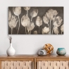 Moderne Leinwanddruck "Washed Tulips" von Luca Villa mit Tulpenmotiv Verkauf