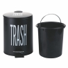 Mülleimer mit Pedal und herausnehmbarem 3l-Eimer Trash Bigismore Verkauf