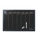 Magnetische Wochenplaner-Tafel schwarz 40x60cm Week Victionary Aktion