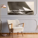 Wandbild Segelboot Vintage J Class Sailboat, 1934 Edwin Levick Verkauf