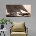 Wandbild Segelboot Vintage J Class Sailboat, 1934 Edwin Levick Sales
