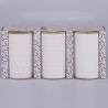 Set aus 3 Küchenbehältern aus Keramik mit Deckel Shade of Shape Geometrie Katalog