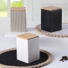 Große Küchenbehälter 10x10x14,5cm aus Steinzeug, Deckel 1080ml Modern Auswahl