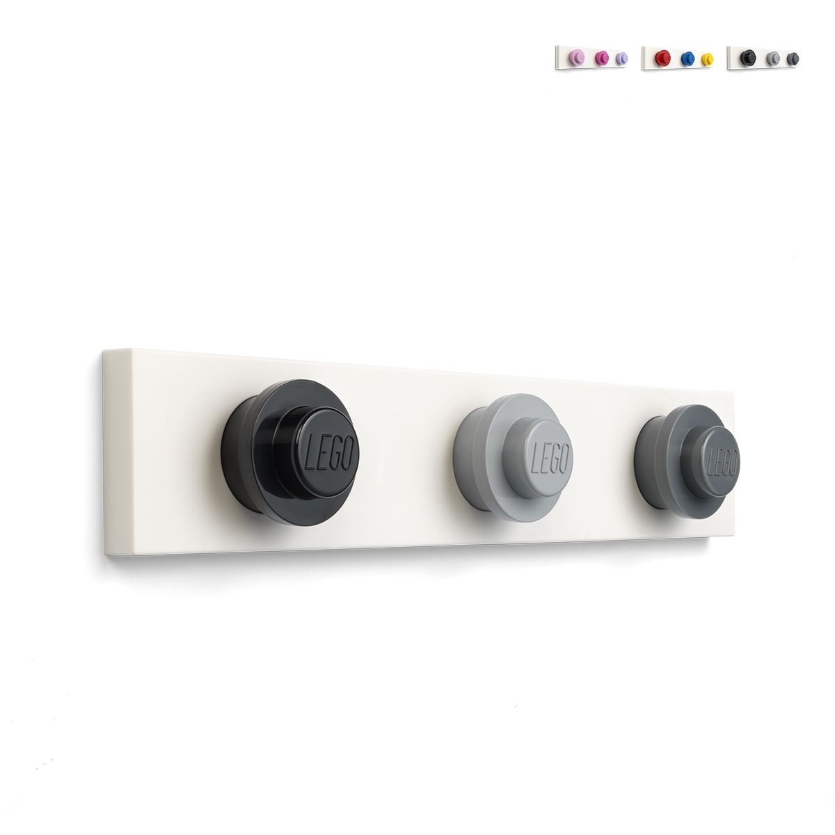 LEGO Wandgarderobe mit 3 bunten Haken Sales LEGO Wandgarderobe mit 3 bunten Haken Sales