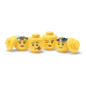 LEGO Kopf Aufbewahrungsbox Mini Set 4, stapelbar Sales