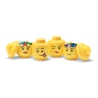 LEGO Kopf Aufbewahrungsbox Mini Set 4, stapelbar Sales