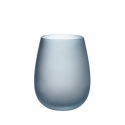 Set blaue Gläser aus Glas, Eiseffekt, 600ml, Happy Hour Ocean Rabatte
