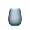 Set blaue Gläser aus Glas, Eiseffekt, 600ml, Happy Hour Ocean Sales