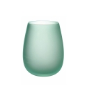 Set blaue Gläser aus Glas, Eiseffekt, 600ml, Happy Hour Ocean Lagerbestand