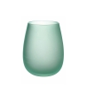 Set blaue Gläser aus Glas, Eiseffekt, 600ml, Happy Hour Ocean Lagerbestand