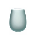 Set blaue Gläser aus Glas, Eiseffekt, 600ml, Happy Hour Ocean Auswahl