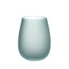 Set blaue Gläser aus Glas, Eiseffekt, 600ml, Happy Hour Ocean Auswahl