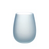 Set blaue Gläser aus Glas, Eiseffekt, 600ml, Happy Hour Ocean Modell