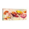 Buntes Blumenbild Leinwanddruck Nel vento Luigi Florio Aktion