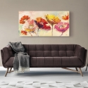 Buntes Blumenbild Leinwanddruck Nel vento Luigi Florio Sales