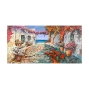 Leinwandbild Küstendorf Piazzetta mediterranea Luigi Florio Angebot