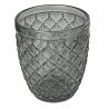 Set mit 6 Wassergläsern aus transparentem, farbigem Glas in Grau Castle Stone Sales