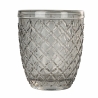 Set mit 6 Wassergläsern aus transparentem, farbigem Glas in Grau Castle Stone Eigenschaften