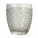 Set mit 6 Wassergläsern aus transparentem, farbigem Glas in Grau Castle Stone Preis