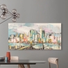 Moderne Stadtlandschaft Leinwanddruck Farben in Manhattan Luigi Florio Sales