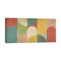 Moderne abstrakte Leinwanddruck Northern Summer Sandro Nava Aktion