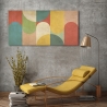 Moderne abstrakte Leinwanddruck Northern Summer Sandro Nava Verkauf