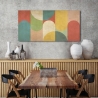 Moderne abstrakte Leinwanddruck Northern Summer Sandro Nava Sales