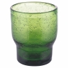 Set aus 6 handgefertigten Wassergläsern aus grünem Glas Unico Greenery Auswahl