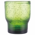 Set aus 6 handgefertigten Wassergläsern aus grünem Glas Unico Greenery Modell