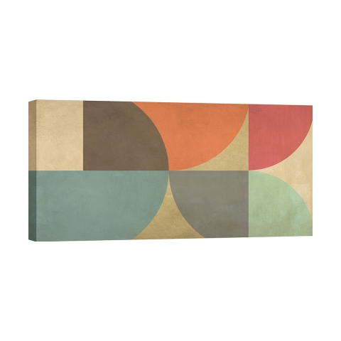 Abstraktes geometrisches Leinwandbild Supergraphics Sandro Nava Aktion