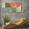 Abstraktes geometrisches Leinwandbild Supergraphics Sandro Nava Verkauf