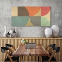 Abstraktes geometrisches Leinwandbild Supergraphics Sandro Nava Sales