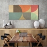 Abstraktes geometrisches Leinwandbild Supergraphics Sandro Nava Sales
